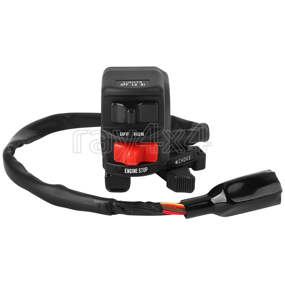 Handlebar Switch Start Kill Headlight for Kawasaki Bayou Lakota Prairie 300 400