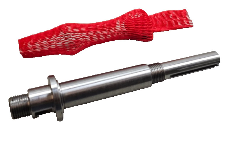 Grote Co #1012716 Blade Pulley Drive Shaft, CNC Stainless 1" Dia 10" L, Keyway