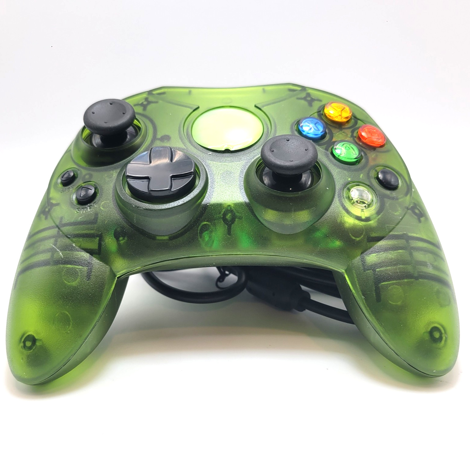 Xbox Clear Green Wired S-Type Analog Controller for Original Xbox Console
