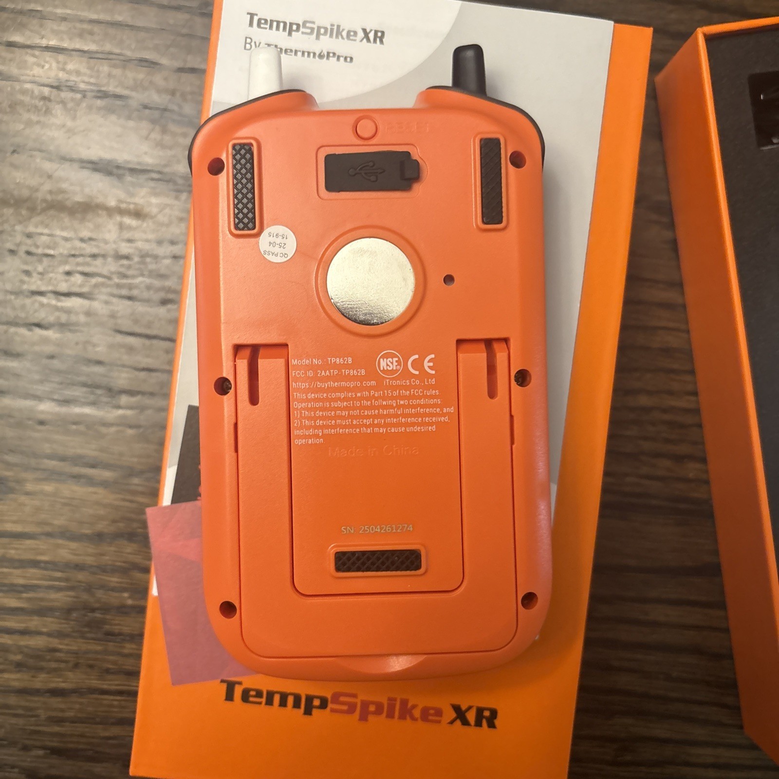 ThermoPro TempSpike XR TP862B Wireless Thermometer