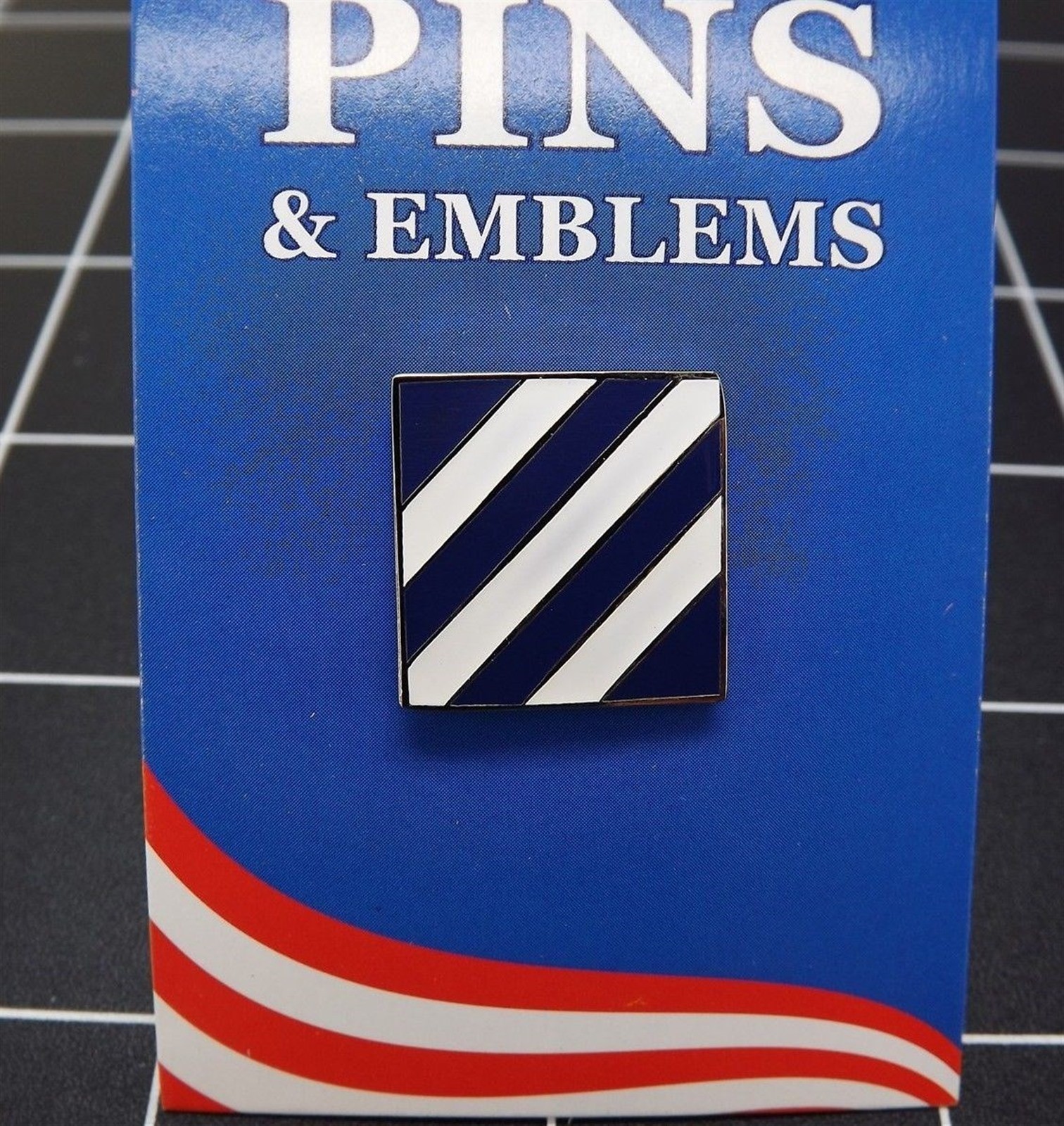 FREE SHIP Lapel Pin United States Army 003RD Infantry Division 3/4"