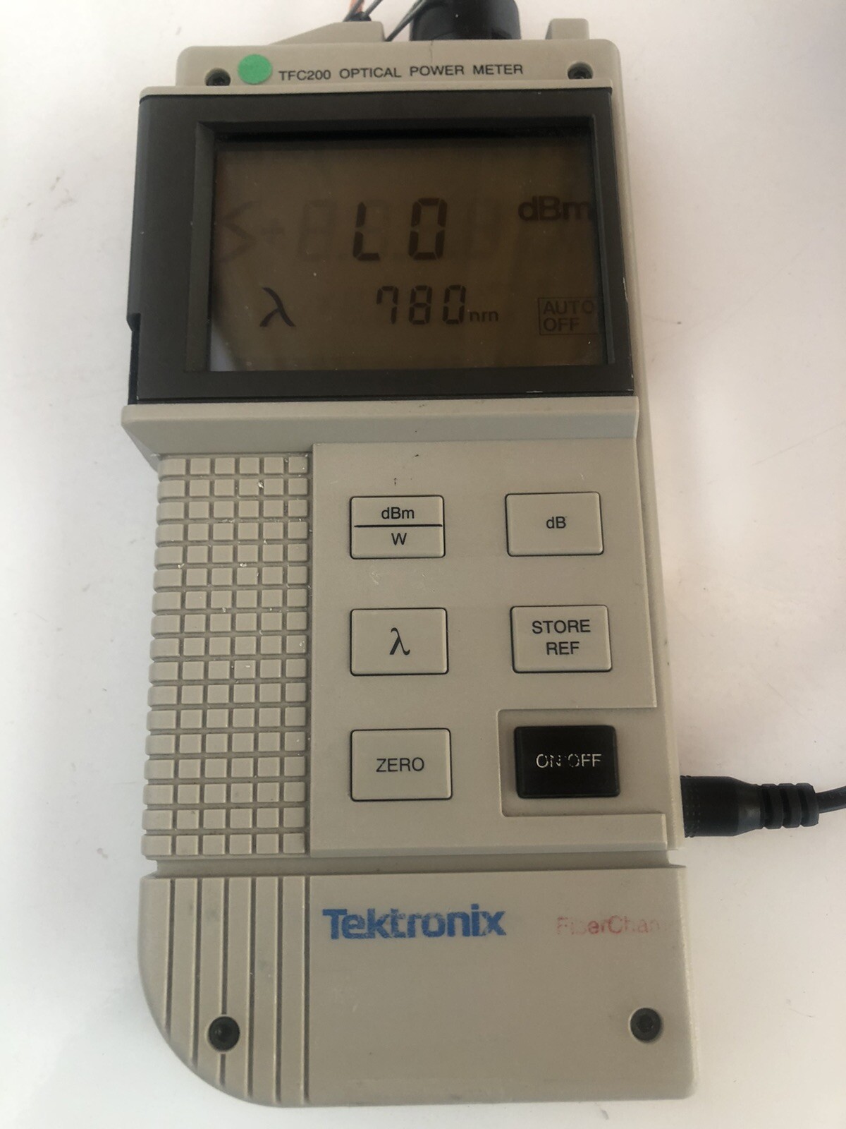 Tektronix TFC200 Optical Power Meter, Power-on