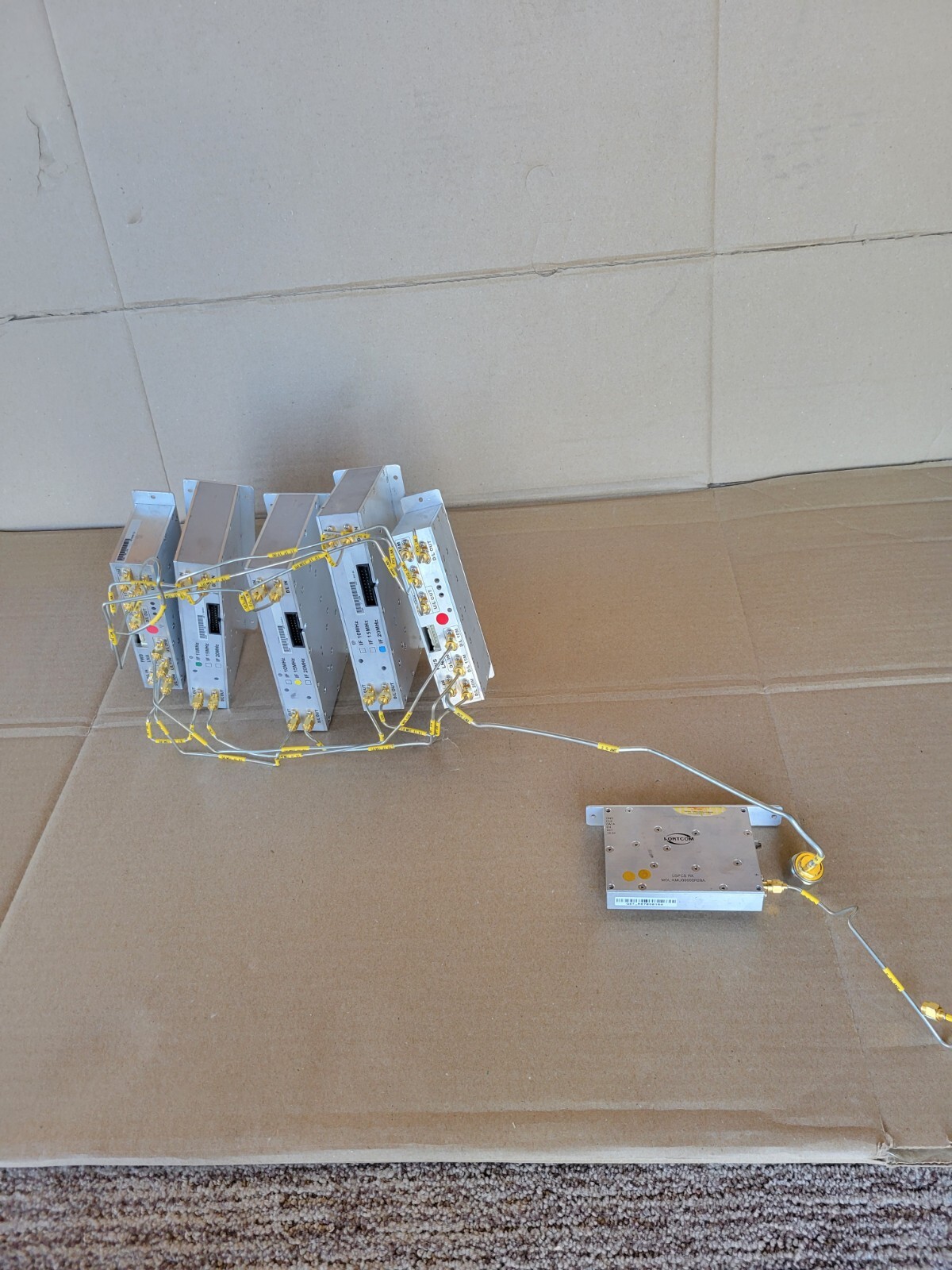 LOT OF MICROWAVE MODULE KORTCOM Uspcs Rx Kmu00000R28A If 20mhz 15mhz 10mhz