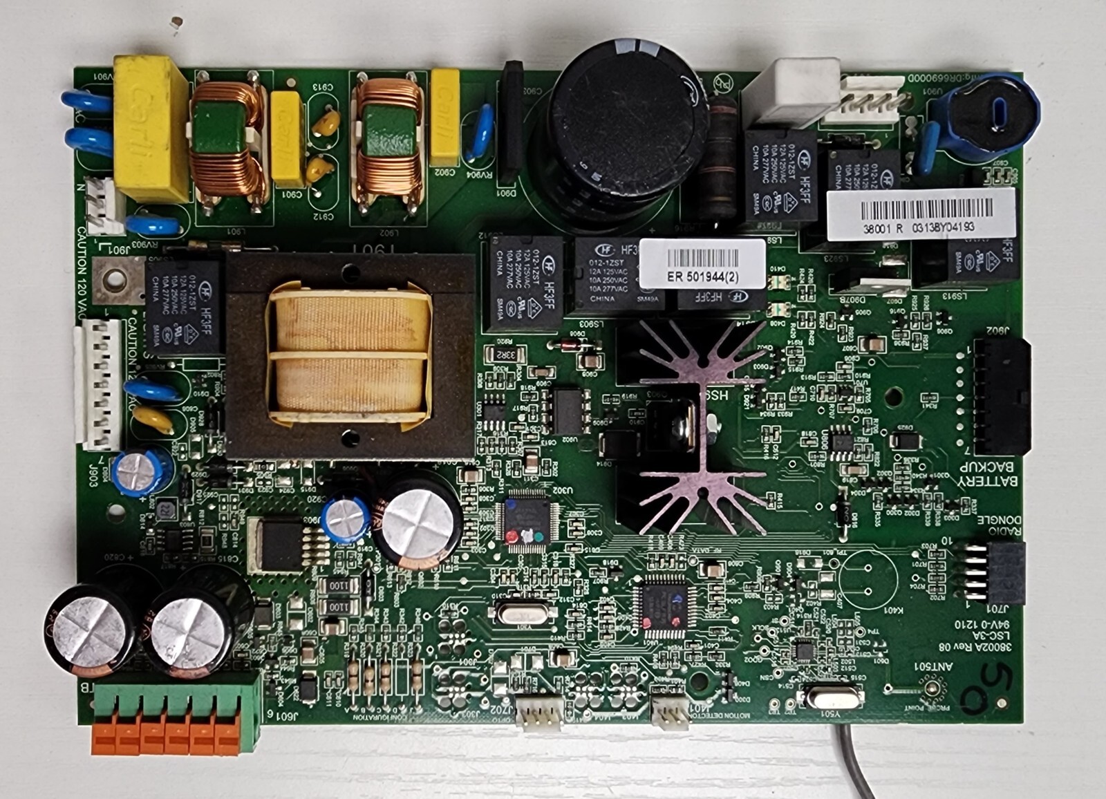 OEM Genie 38334R3.S Circuit Board 38001/ 4 PIN Model 3022/3024/3042