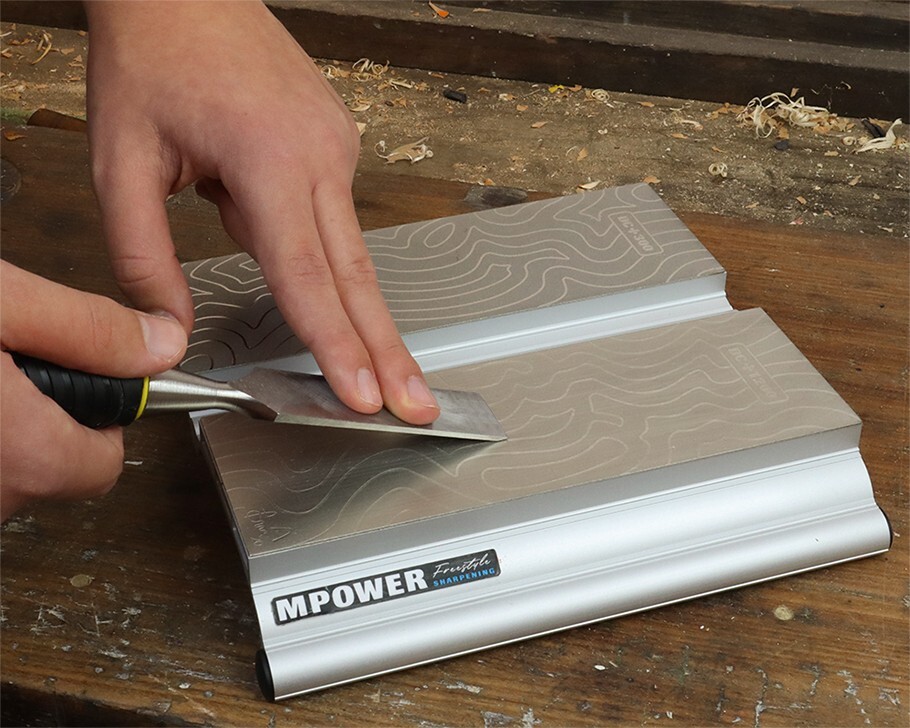 Double Diamond Sharpening Stone Set 300-600# Complete Sharpener Kit MPOWER SB2