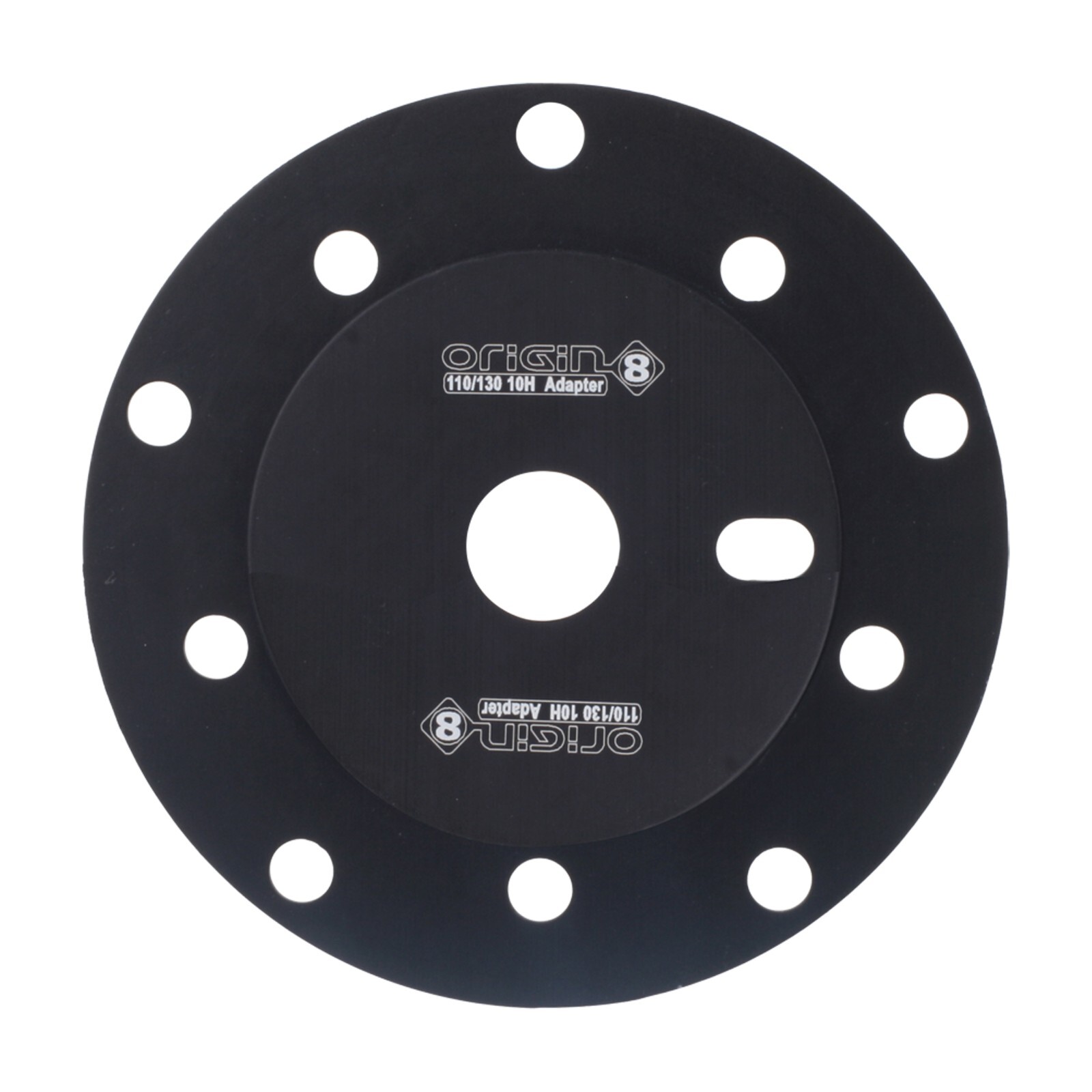 Chainring Power Disc Origin8 10H Black 110/130