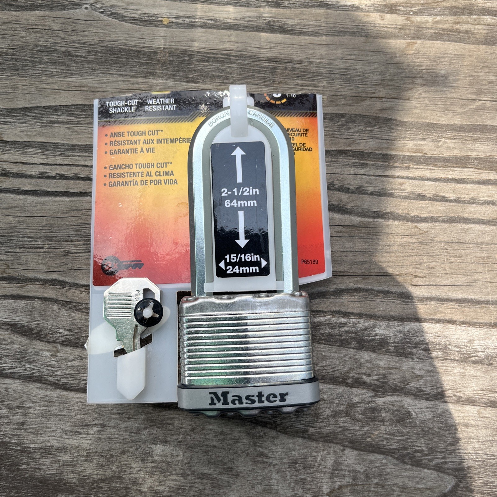 MASTER LOCK Magnum M5XKADLJ STAINLESS STEEL PADLOCKS - Level 9 - Storage Lock