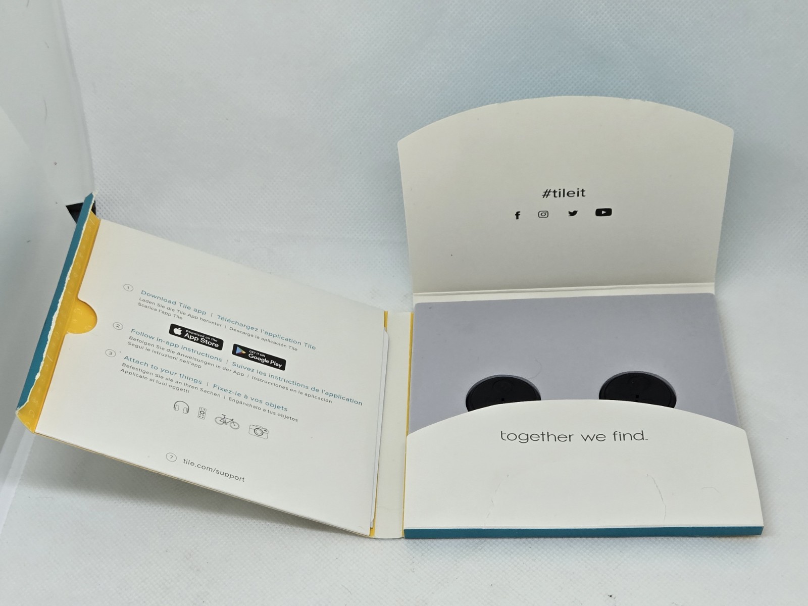 Tile Sticker Black (2-Pack) New (Open Box) FREE SHIPPING