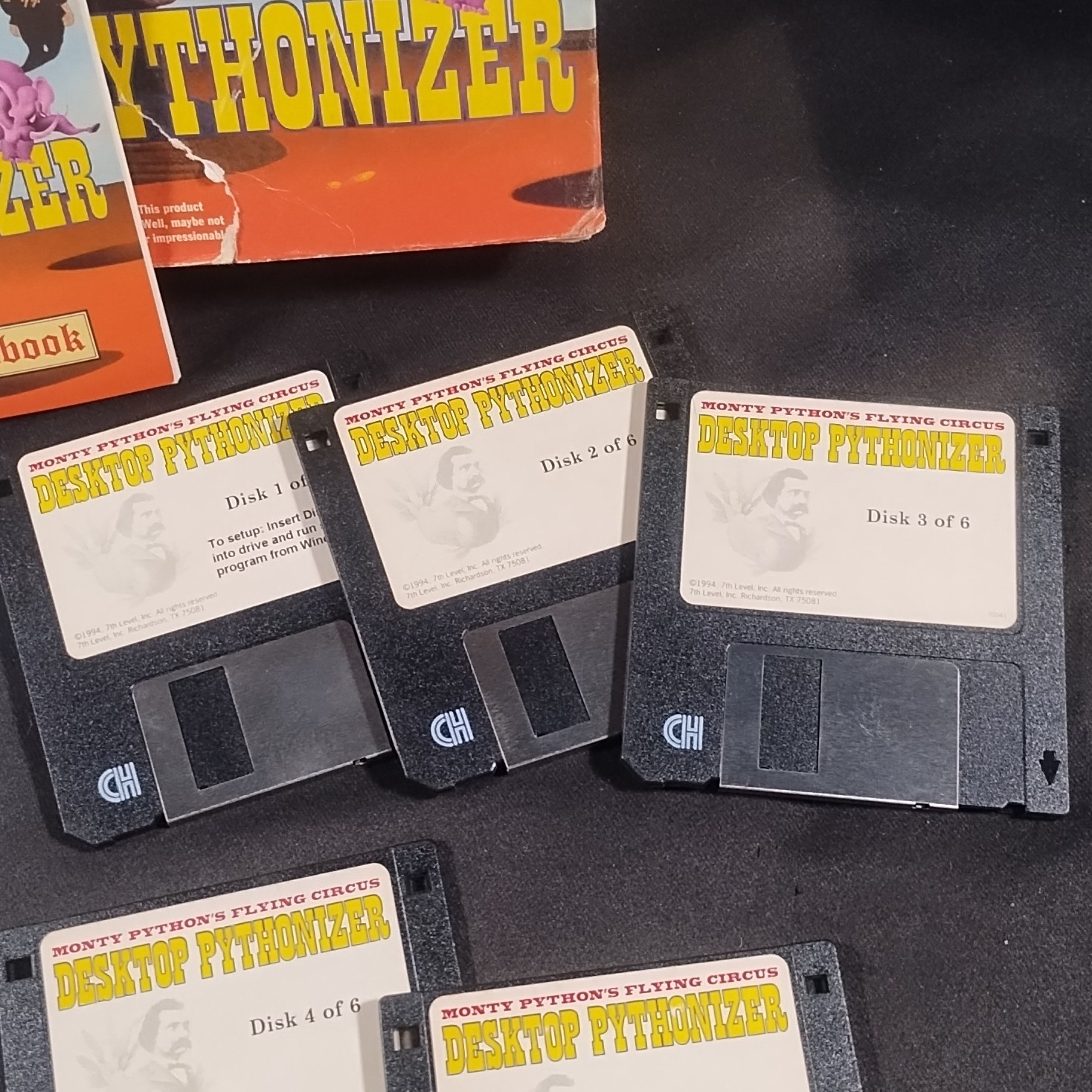 7th Level Monty Python's Flying Circus Desktop Pythonizer 3.5" Floppy Windows