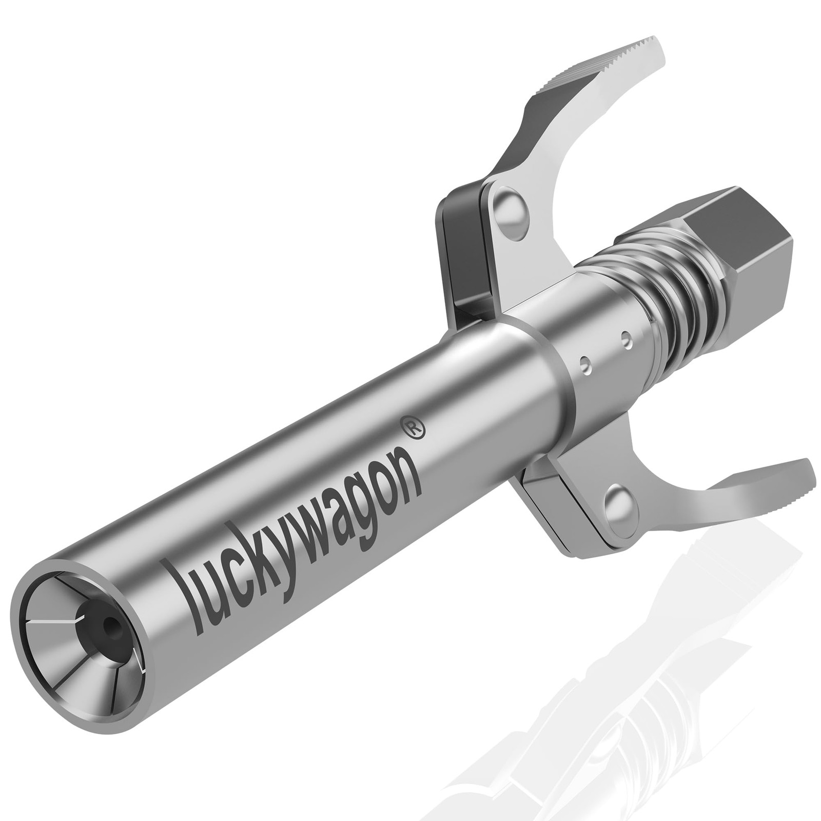 luckywagon Grease Gun Coupler Extra Long Grease Gun Tips for Tight Spaces, Hi...