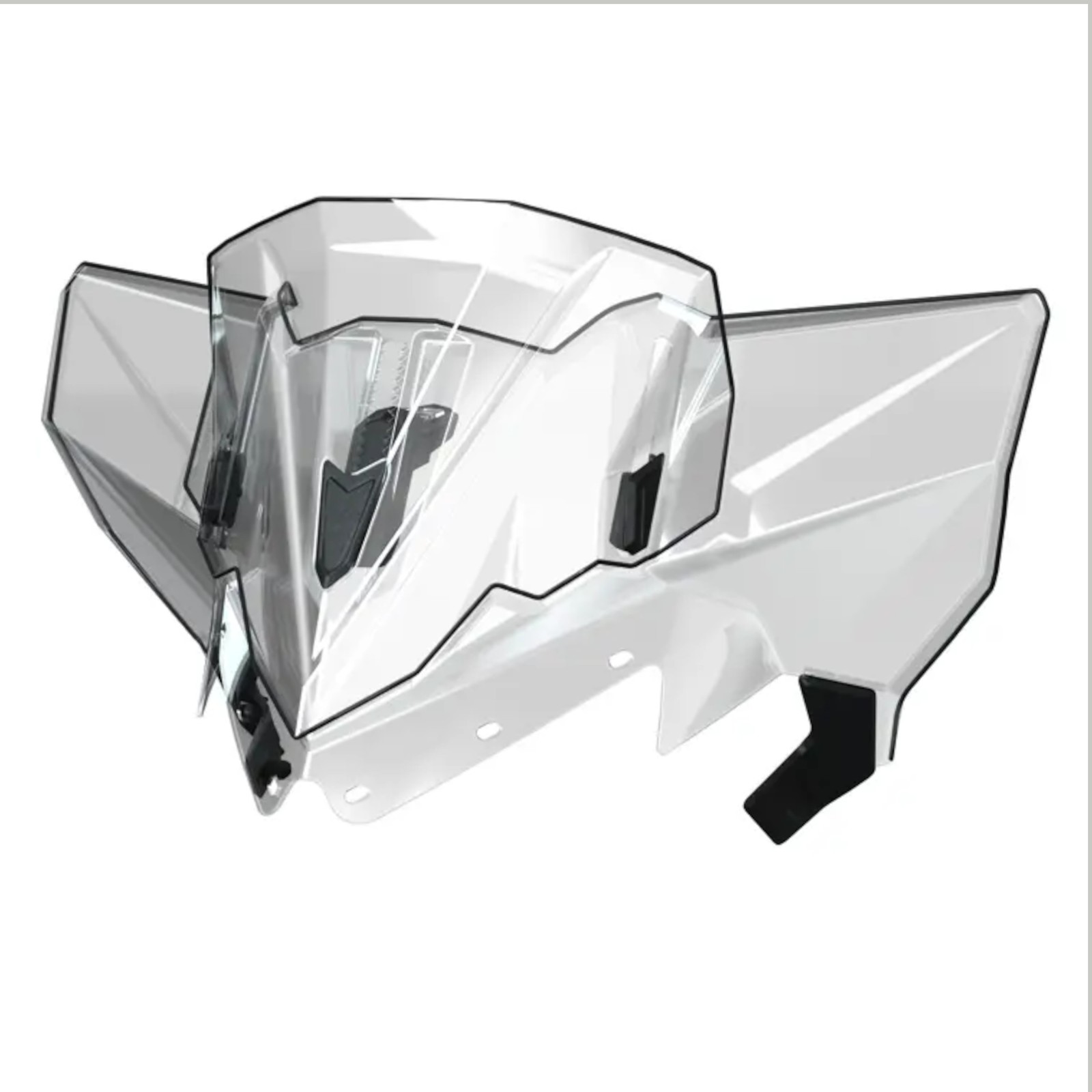 Polaris OEM High Visibility Polycarbonate Adjustable Windshield, 2889255