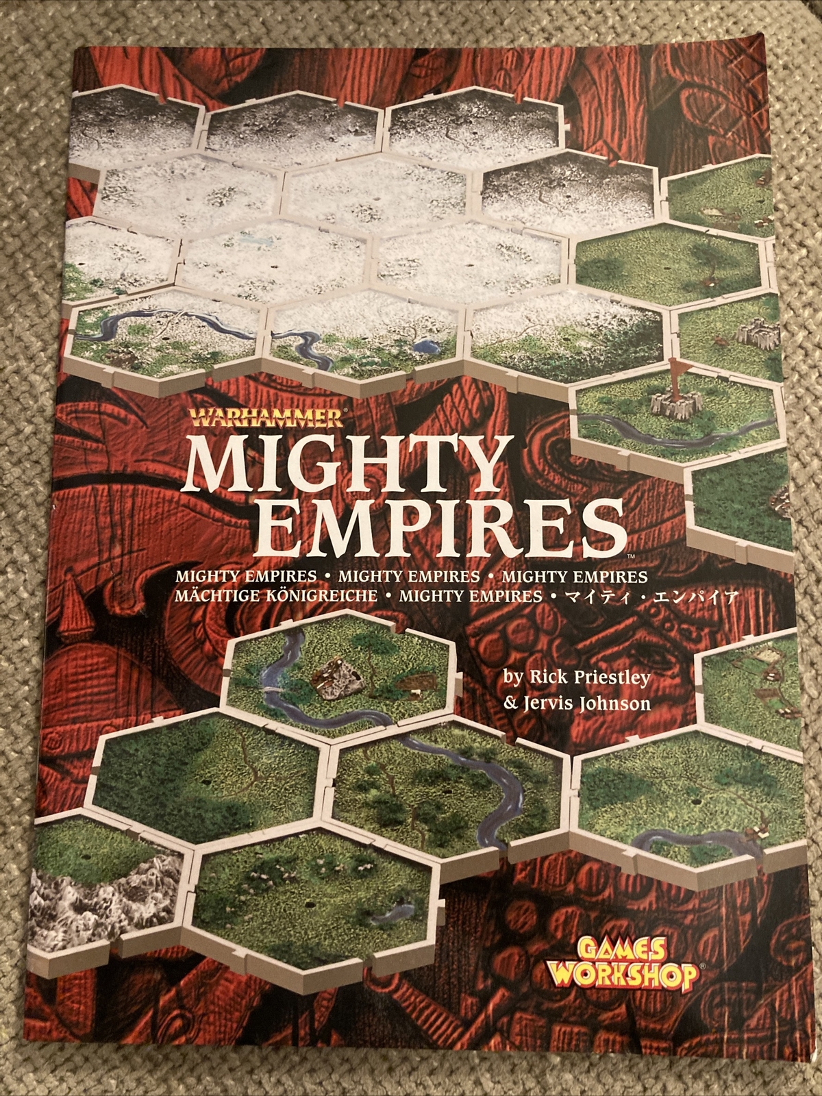 WARHAMMER MIGHTY EMPIRES by RICK PRIESTLEY & JERVIS JOHNSON, BOOK Booklet 2007