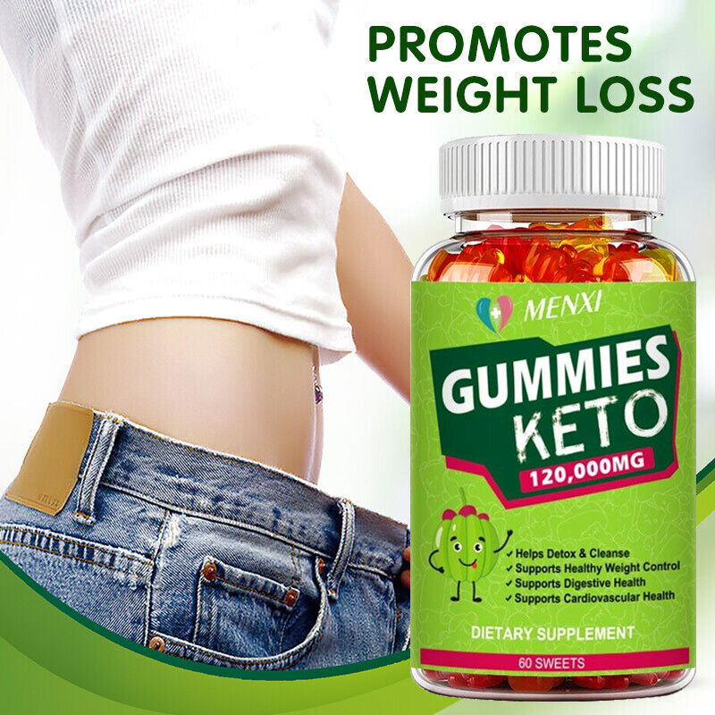 120,000mg Keto BHB Diet Gummies -Fat Burner ACV Weight Loss Appetite Suppressant