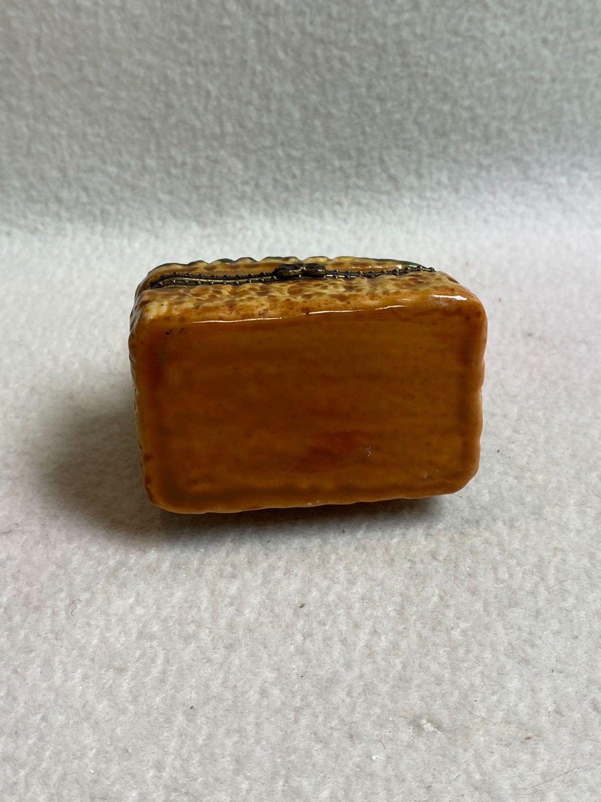 Ceramic Lighthouse Hinged Trinket Box