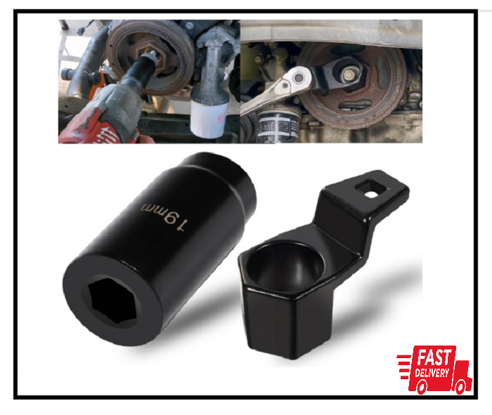Honda Crank Pulley Tool Set 19mm Socket & 50mm Wrench for Acura Engines
