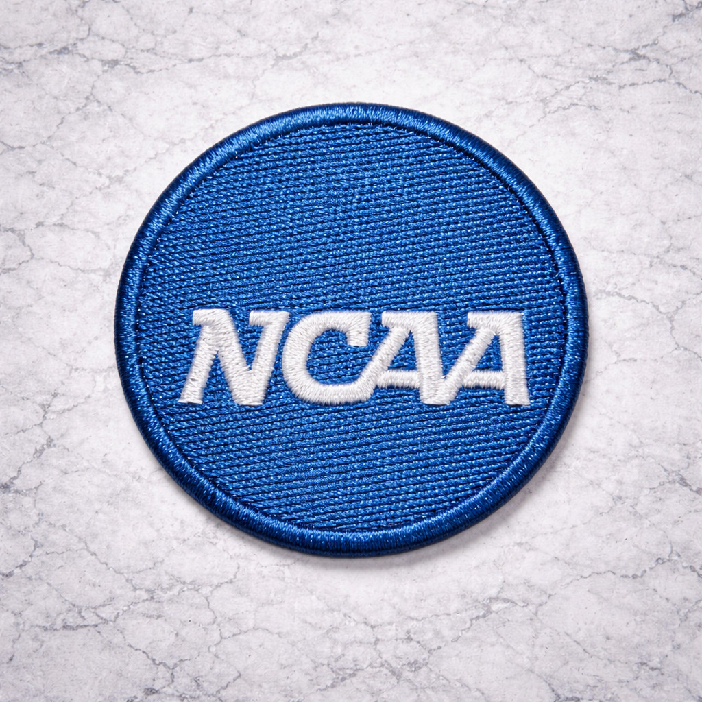 NCAA Embroidered Iron/Sew On Patch 1.5"ROUND SHIPPED FROM USA
