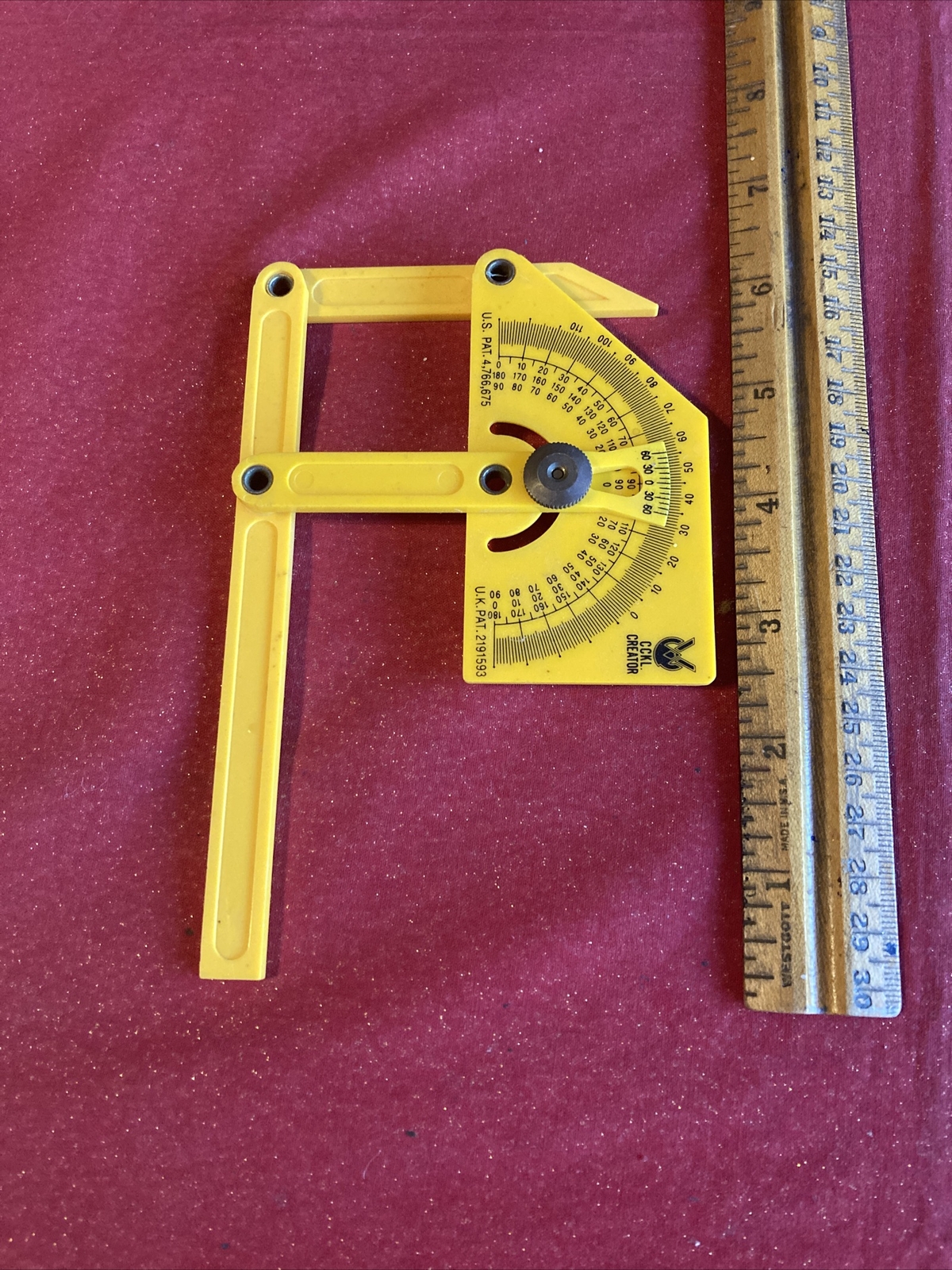 CCKL Creator Yellow Protractor