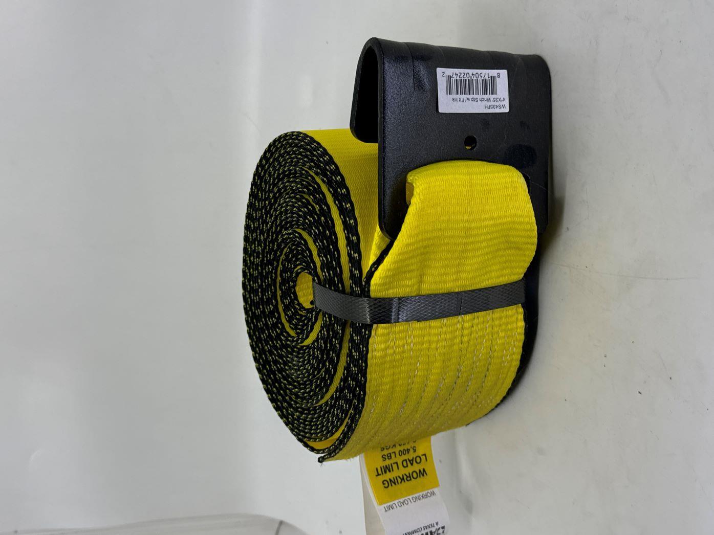 4”X35’ Winch Strap with Flat Hook 4 Pack