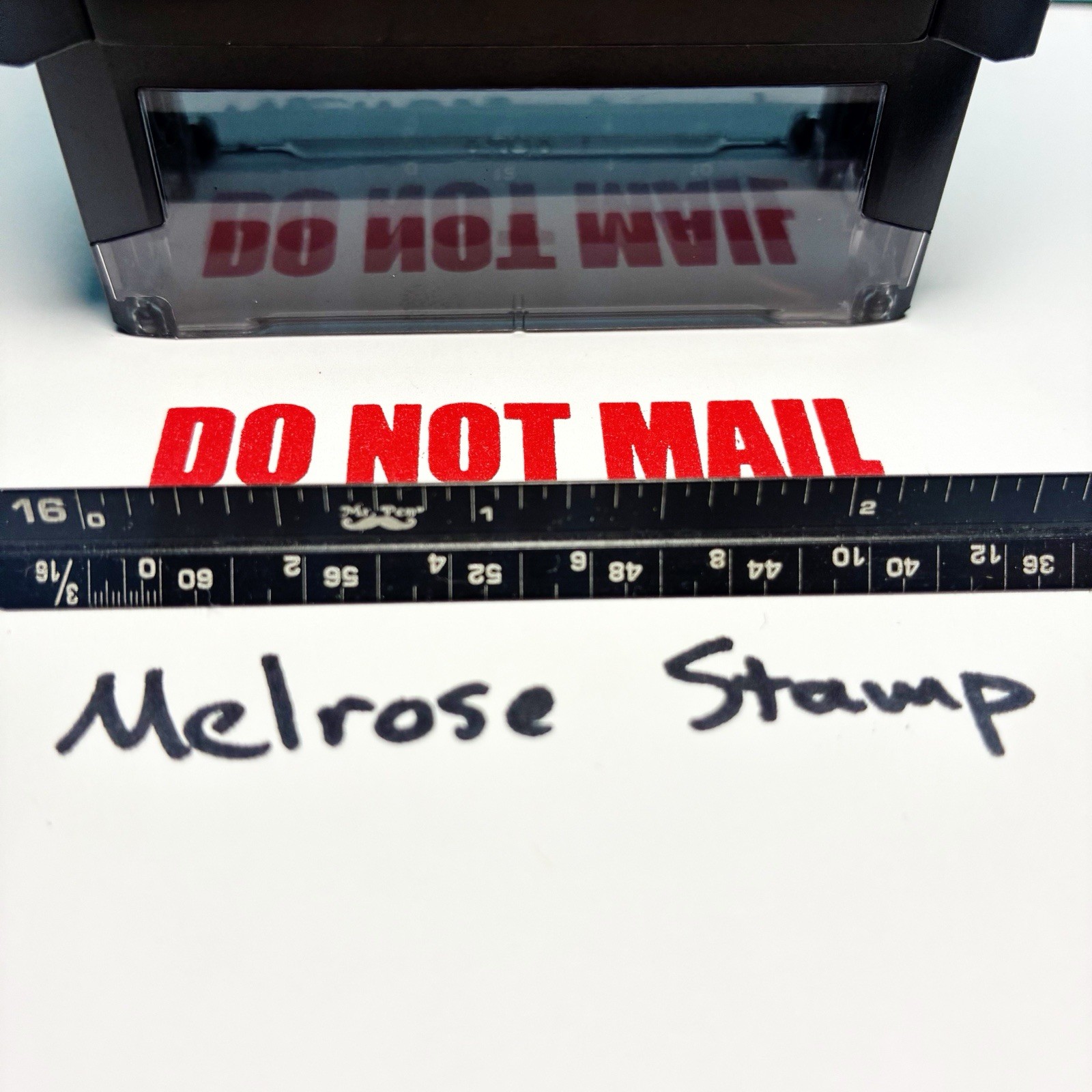 Do Not Mail Rubber Stamp Red Ink Self Inking Ideal 4913