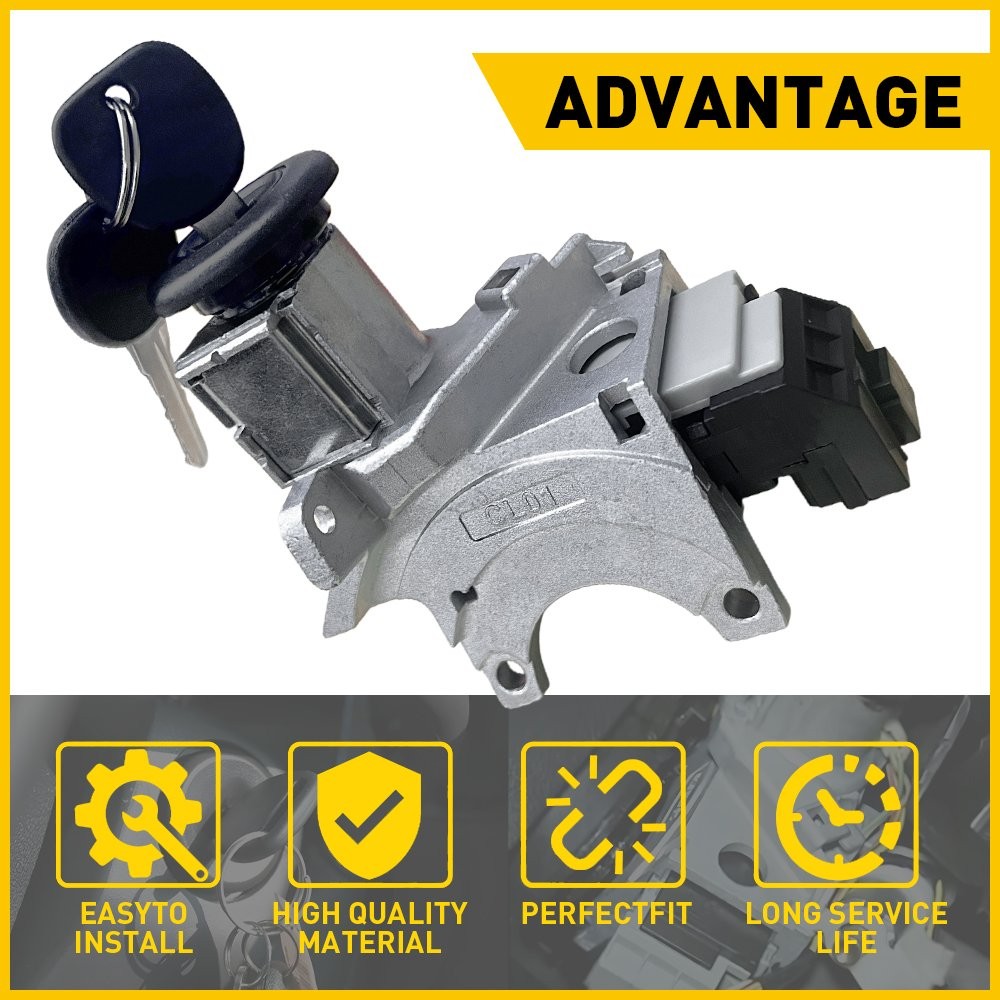 Ignition Switch & Front Door Lock Cylinders with 2 Keys Fit for Chevrolet GMC H2