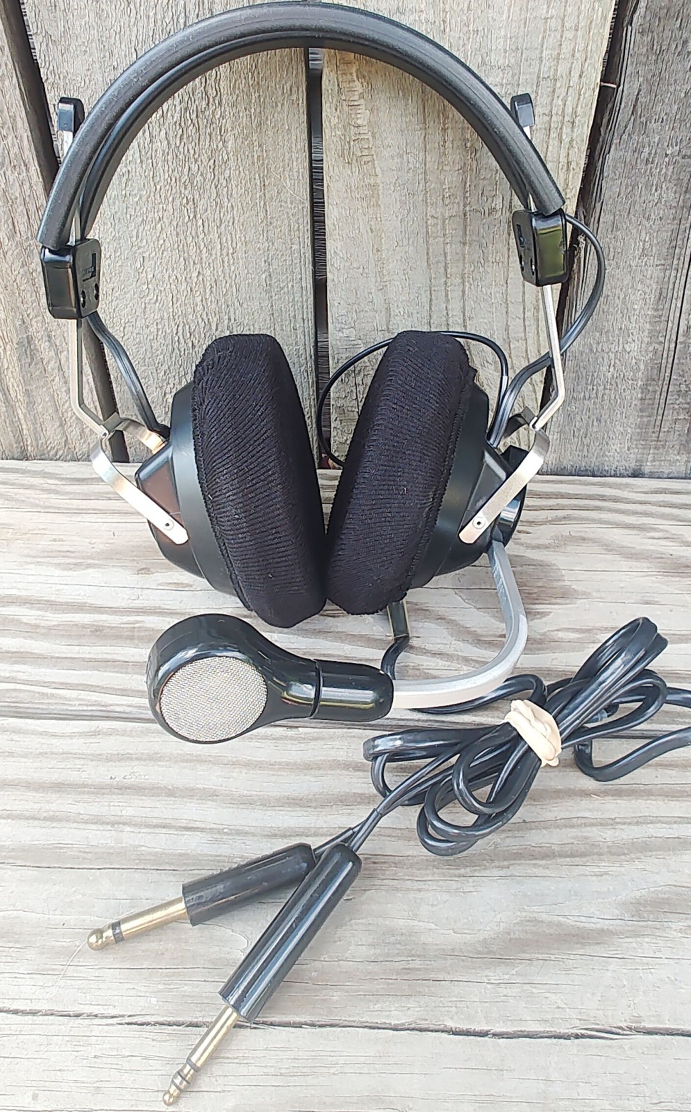 Vintage Tested Working TELEX ARB-1400 FAA Aviation Pilot Headset Headphones