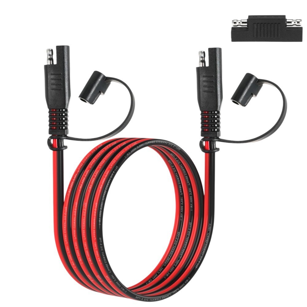 14AWG SAE 6FT Extension Cable, 14 AWG Quick Disconnect Harness for Marine & RV