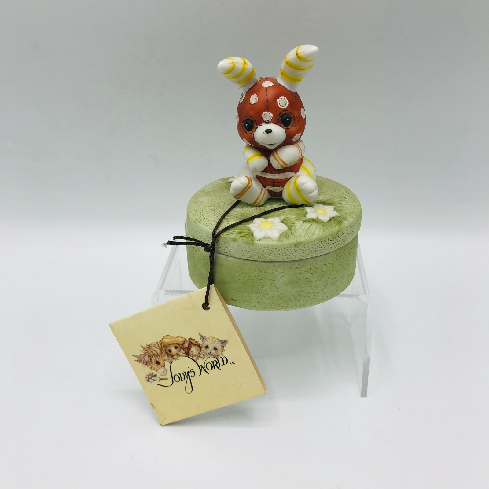 1985 Jody's World You Have Multiplied My Happiness Porcelain Trinket Box
