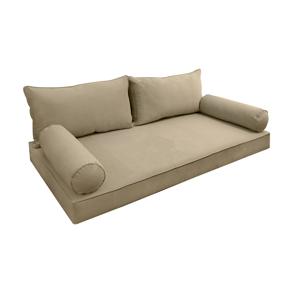 Model V2 Full Velvet Same Pipe Indoor Daybed Mattress Pillow Complete Set AD304