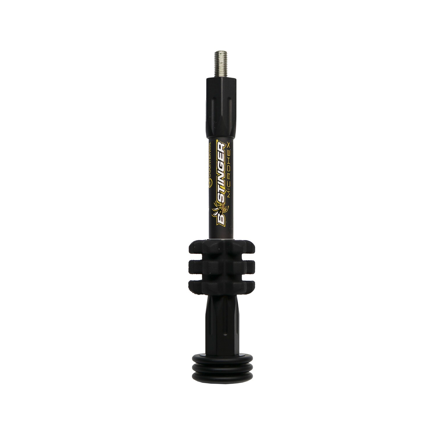 Bee Stinger Stabilizer MicroHex Hunter 8″ w/ Vibration Dampener Black 00591