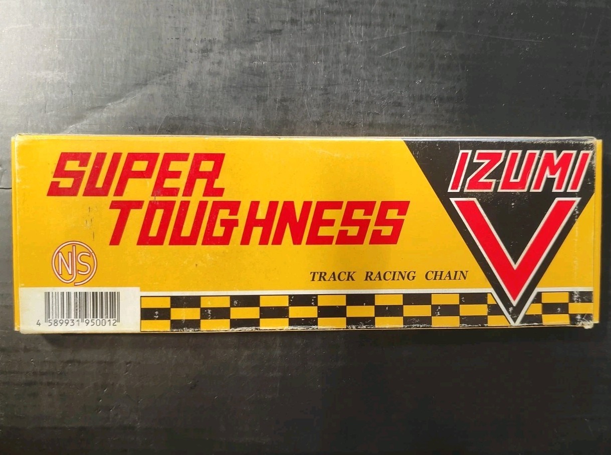 Izumi V Super Toughness Gold & Black 1/8" NJS Keirin Track Fixed Gear Bike Chain