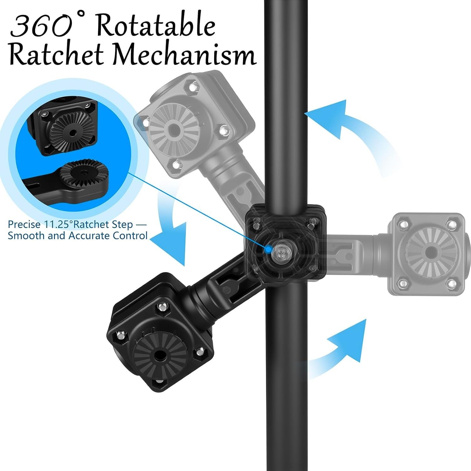 0 Degree Perspective Mount for Active Target,MultiMode Transducer Mount for...