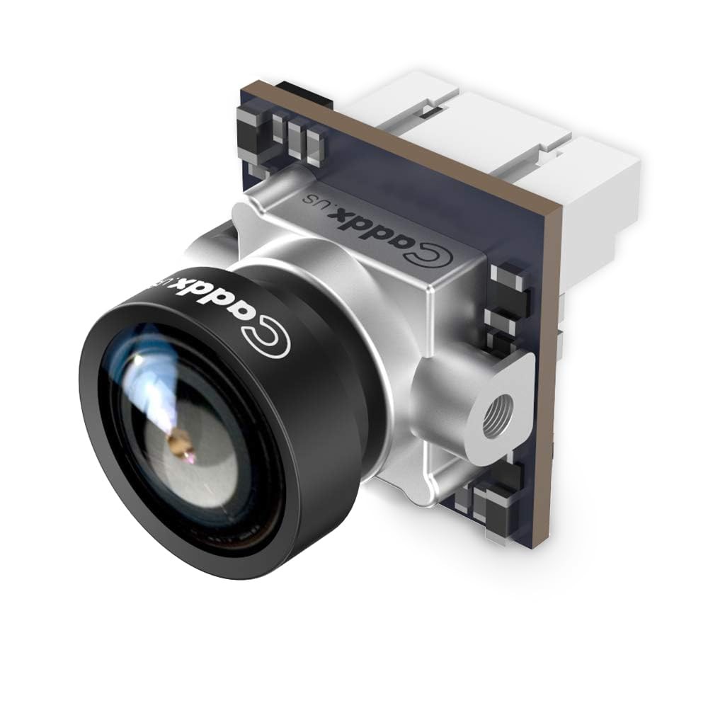 SoloGood Caddx Ant FPV Camera 1200TVL Global WDR OSD 1.8mm Ultra Silver 16:9