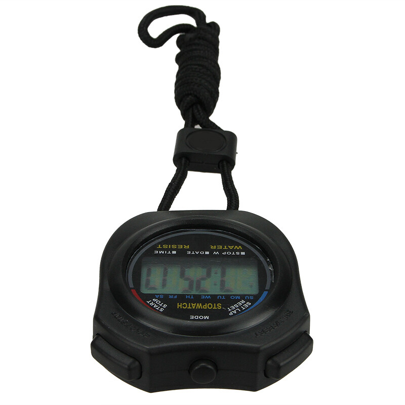 Stopwatch Digital LCD Sports Counter Timer Watch Handheld Countdown Stop Timer
