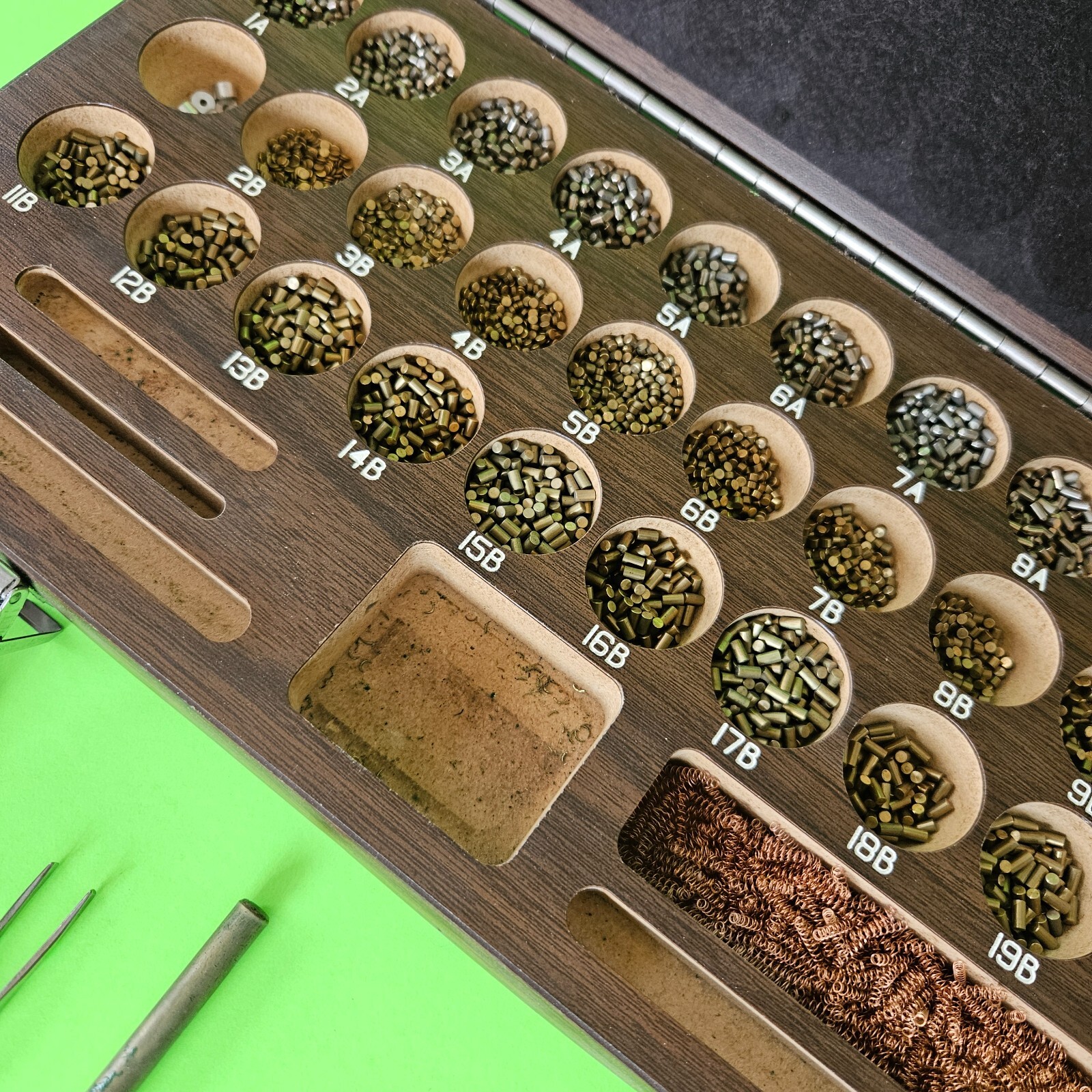 BEST LOCKS Core Combinating Pin Kit - RARE Wood Kit - Almost Impossible To Find!