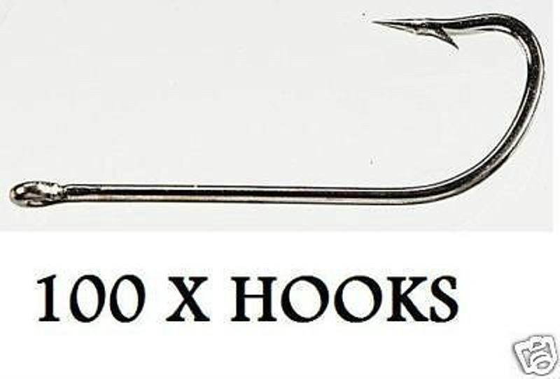 100 x O'SHAUGHNESSY  SEA HOOKS SIZE 3/0