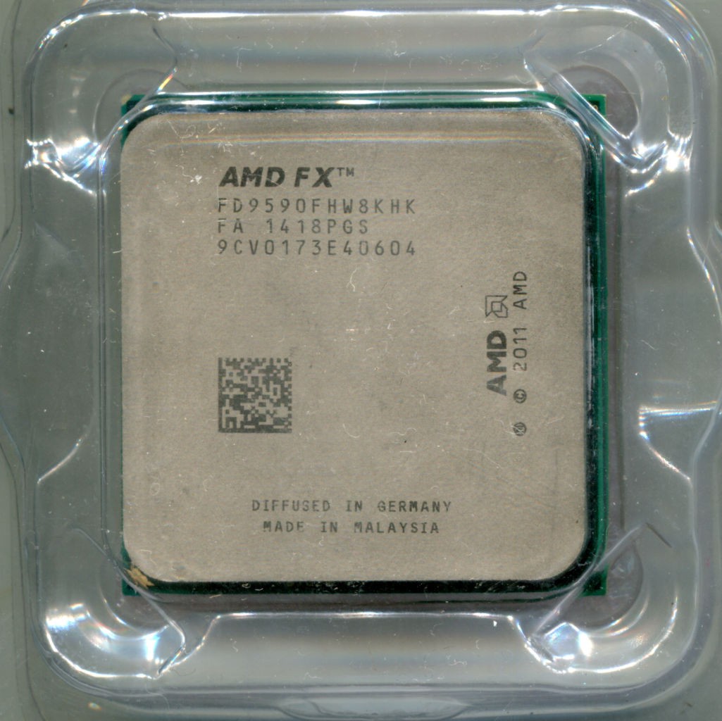 AMD FX-9590 FD9590FHW8KHK 4.7 to 5 GHz eight core socket AM3+ CPU 220W Vishera