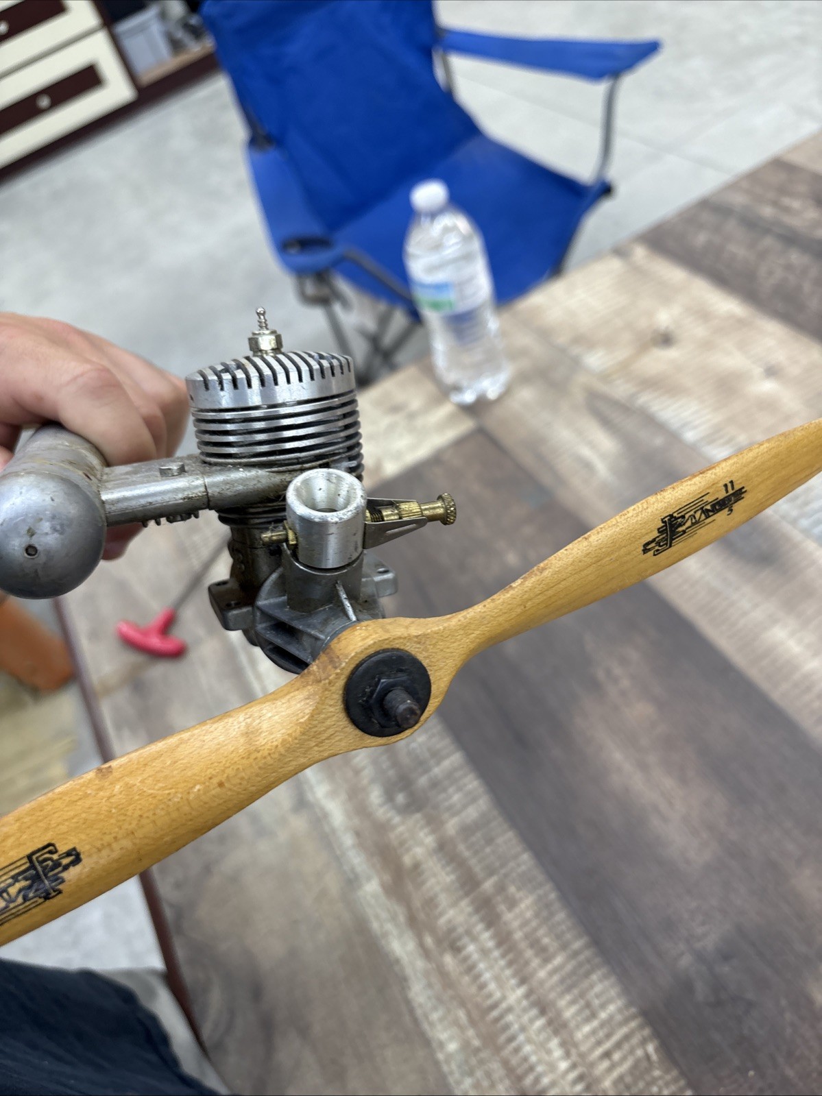 Large K&B KB 61 Model Plane Gas Motor Engine