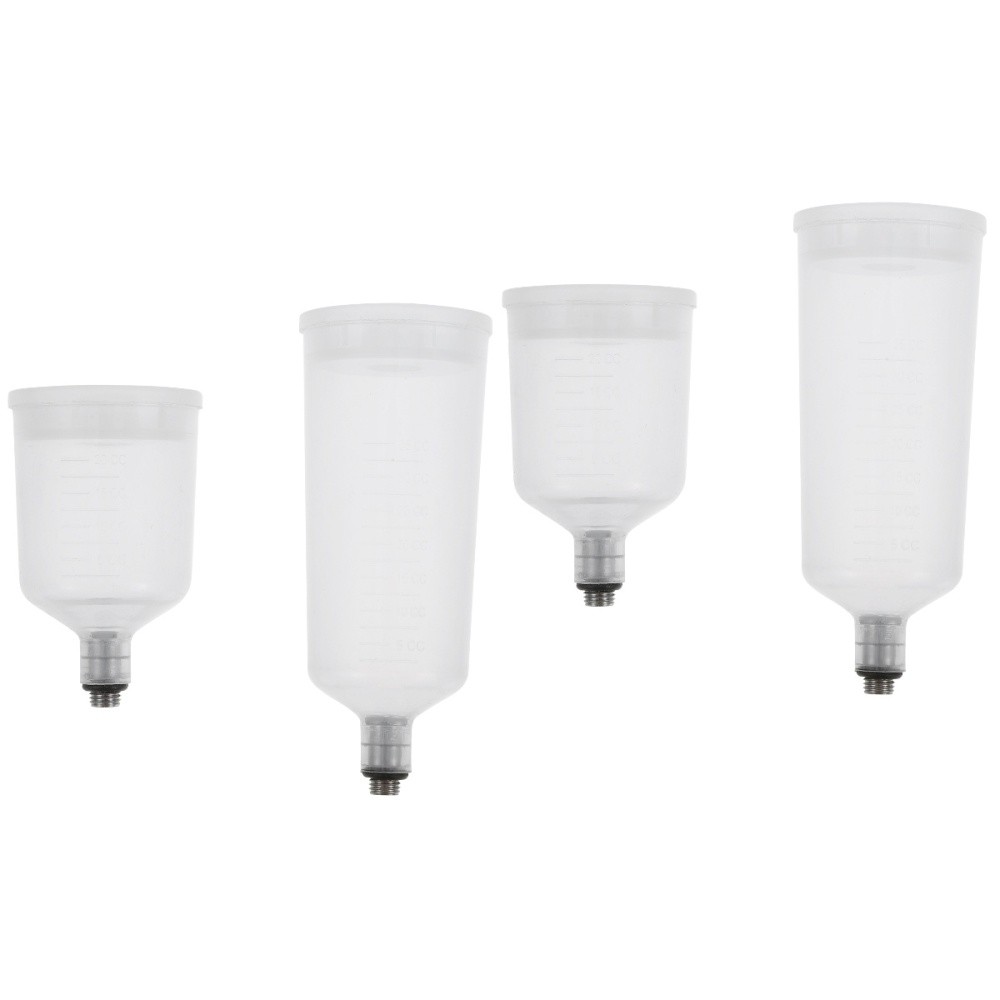 Set of 2 Paint Cup Mini Plastic Cups Filter for Airbrush Container