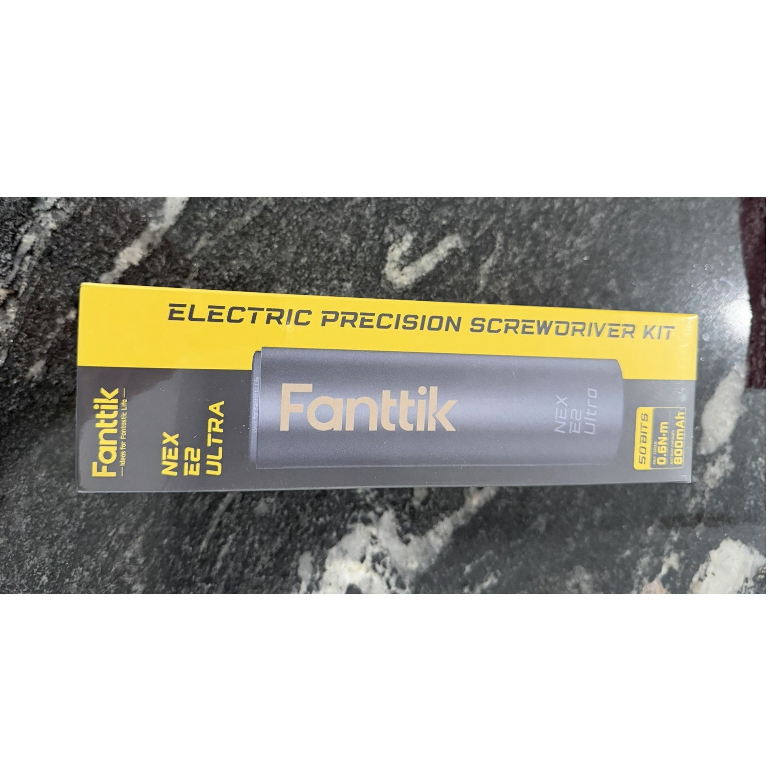 Fanttik NEX E2 Ultra Electric Precision Screwdriver 800mAh Gray w/ Bits