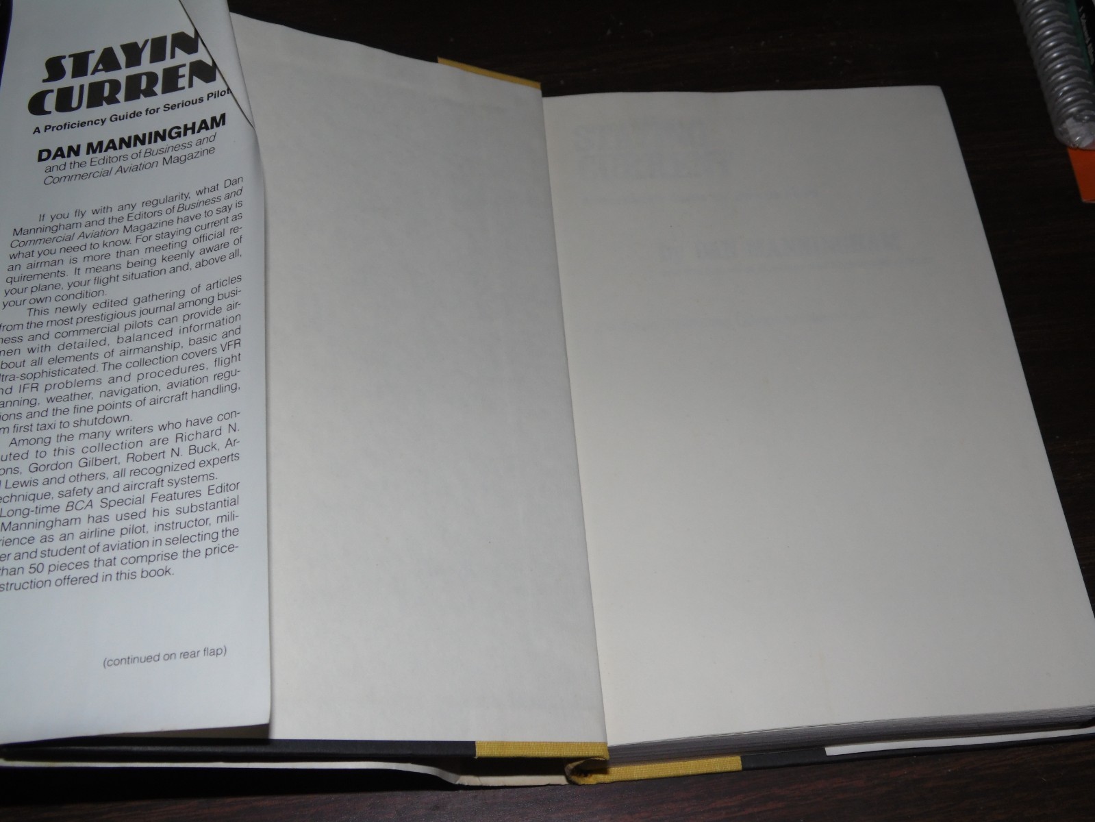 Staying Current: A Proficiency Guide for Serious Pilots Manningham Dan 1980