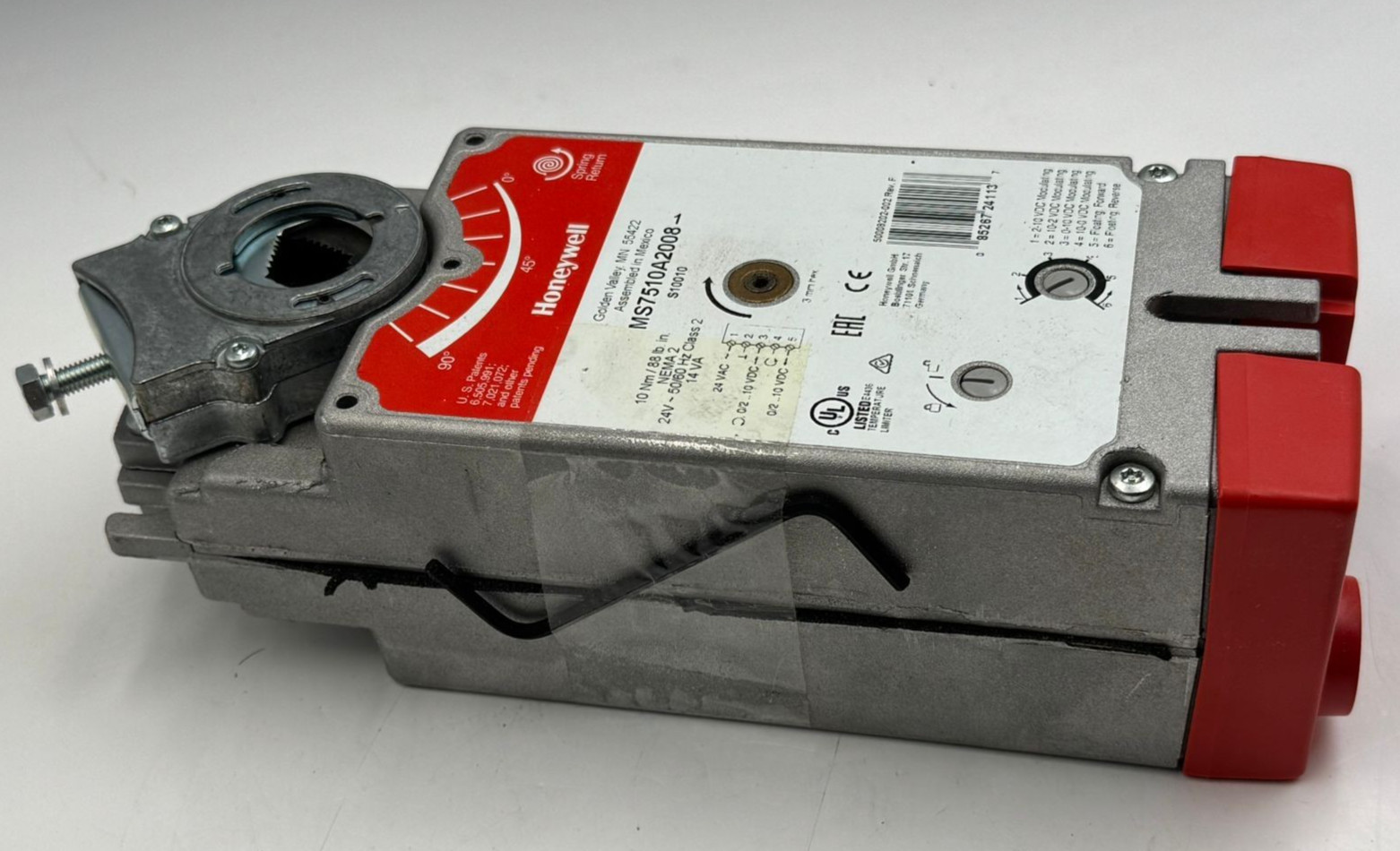 HONEYWELL ms7510a2008 Direct Coupled Actuator