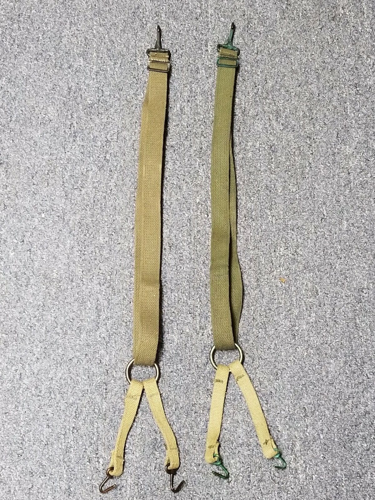USMC BICOLOR TRANSITIONAL MODEL  SUSPENDERS. SET OF 2.