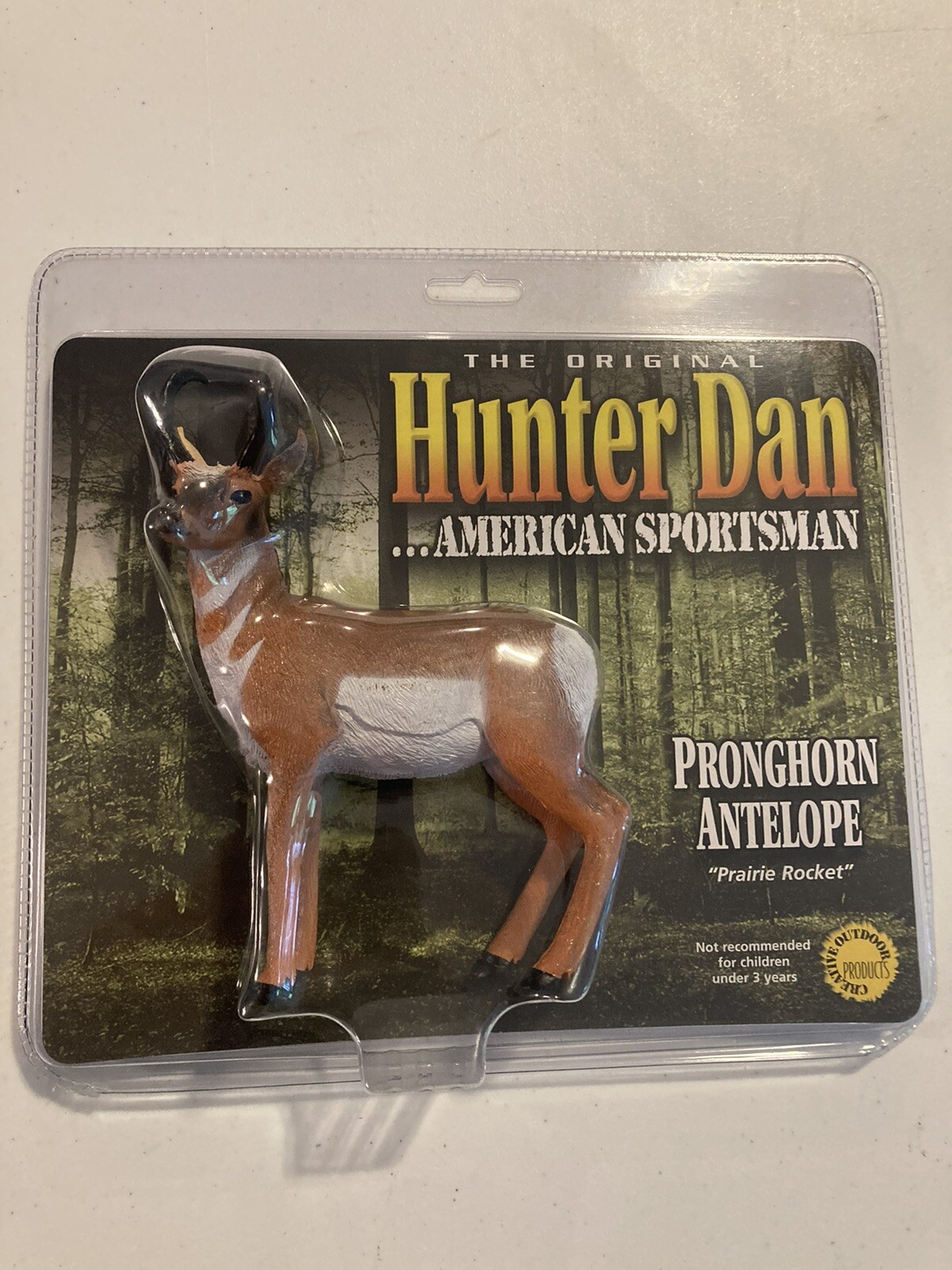 New Hunter Dan American Sportsman Pronghorn Antelope Figure, Hunting Education