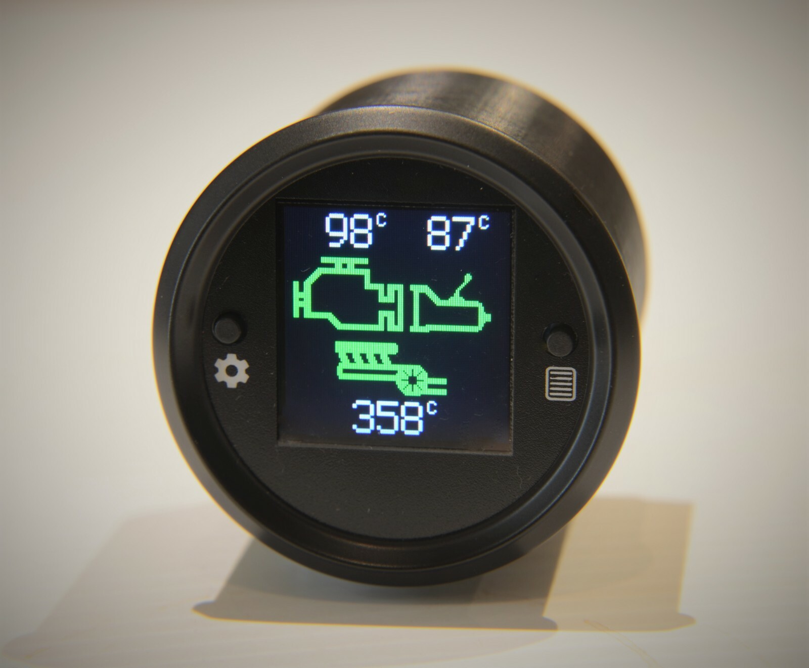 Engine, Transmission & EGT temp 52mm gauge visual/audible overheating alarm