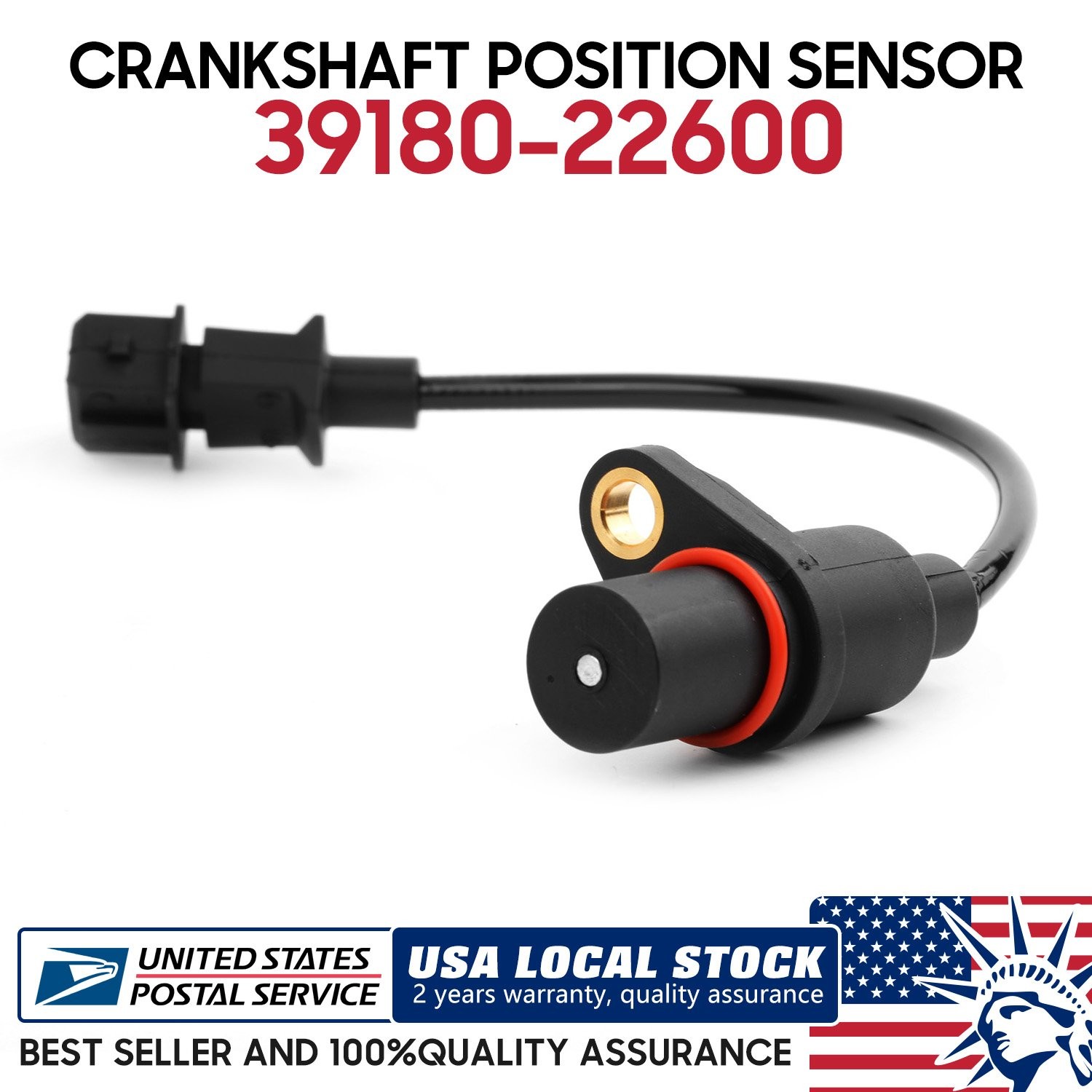 39180-22600 Genuine Crankshaft Position Sensor for 2000-2011 Hyundai Accent US