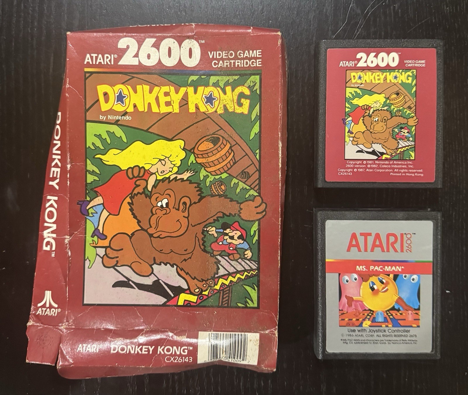 Atari 2600 Jr Console System Bundle Junior With 2 Games + Box - Tested & Working