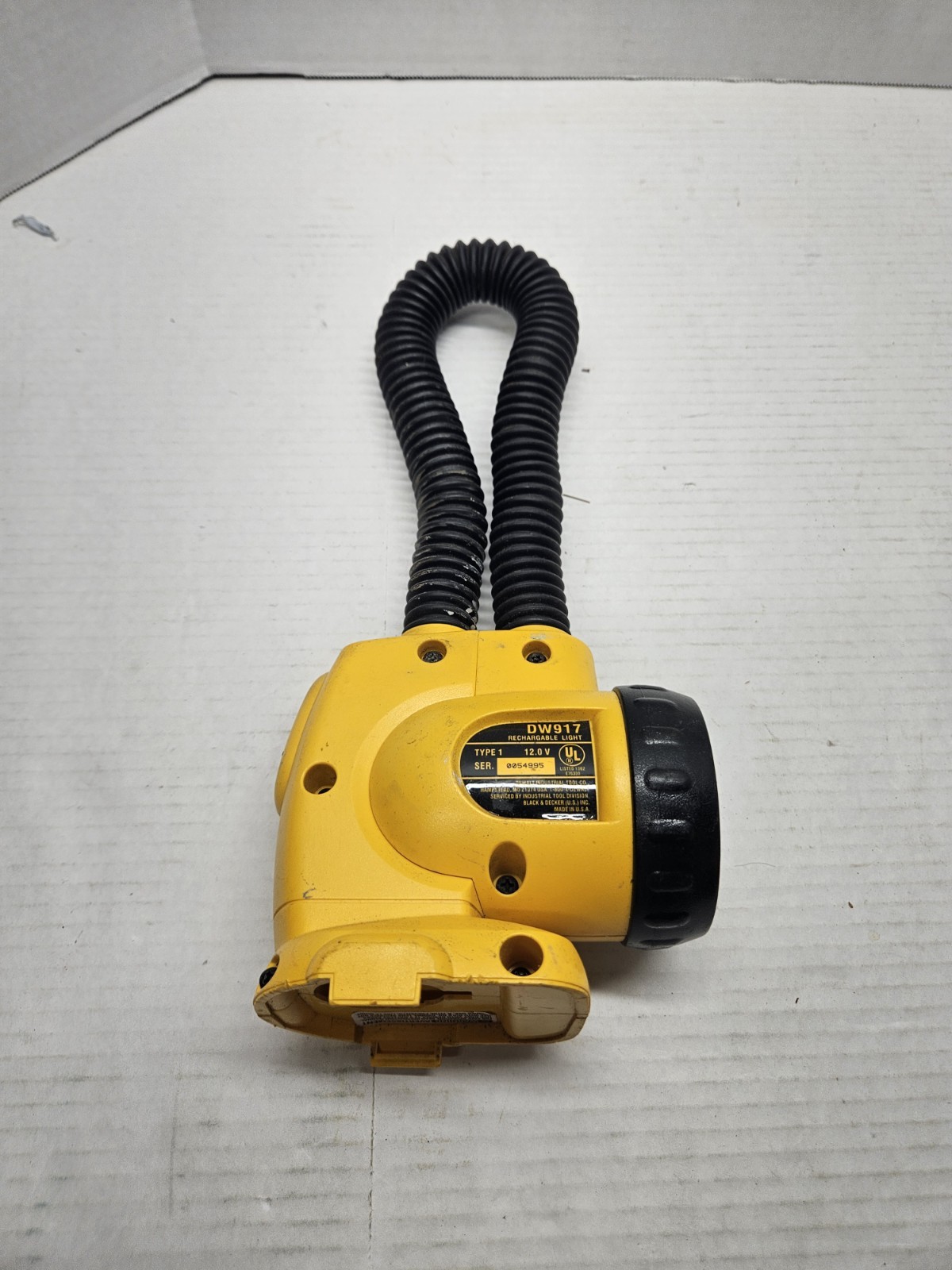 DeWalt Flashlight  DW917 Flex Head 12V