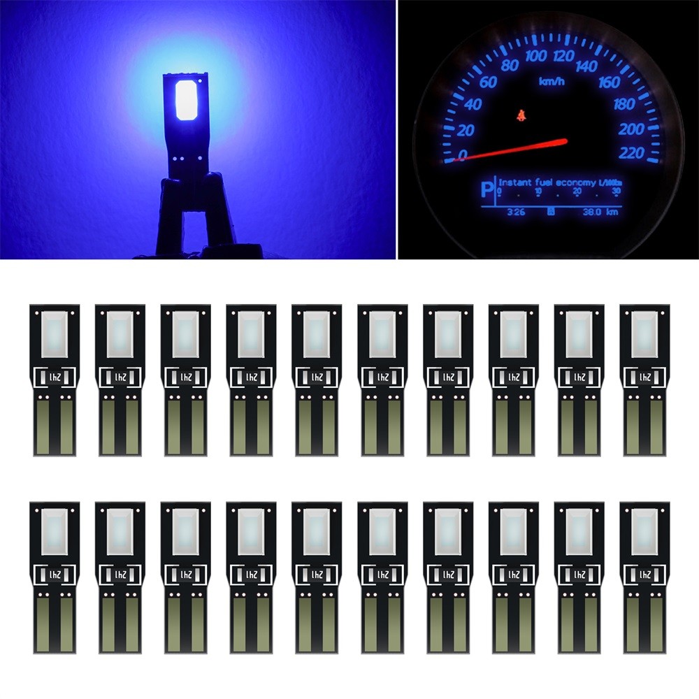 20X T5 BLUE 5630 LED SPEEDOMETER INSTRUMENT GAUGE CLUSTER DASH LIGHT BULBS