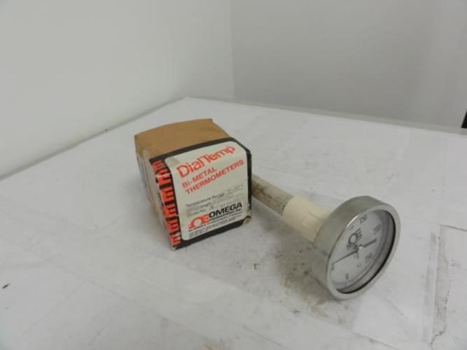203898 New In Box; Omega R Temerature Gauge 0-250Deg