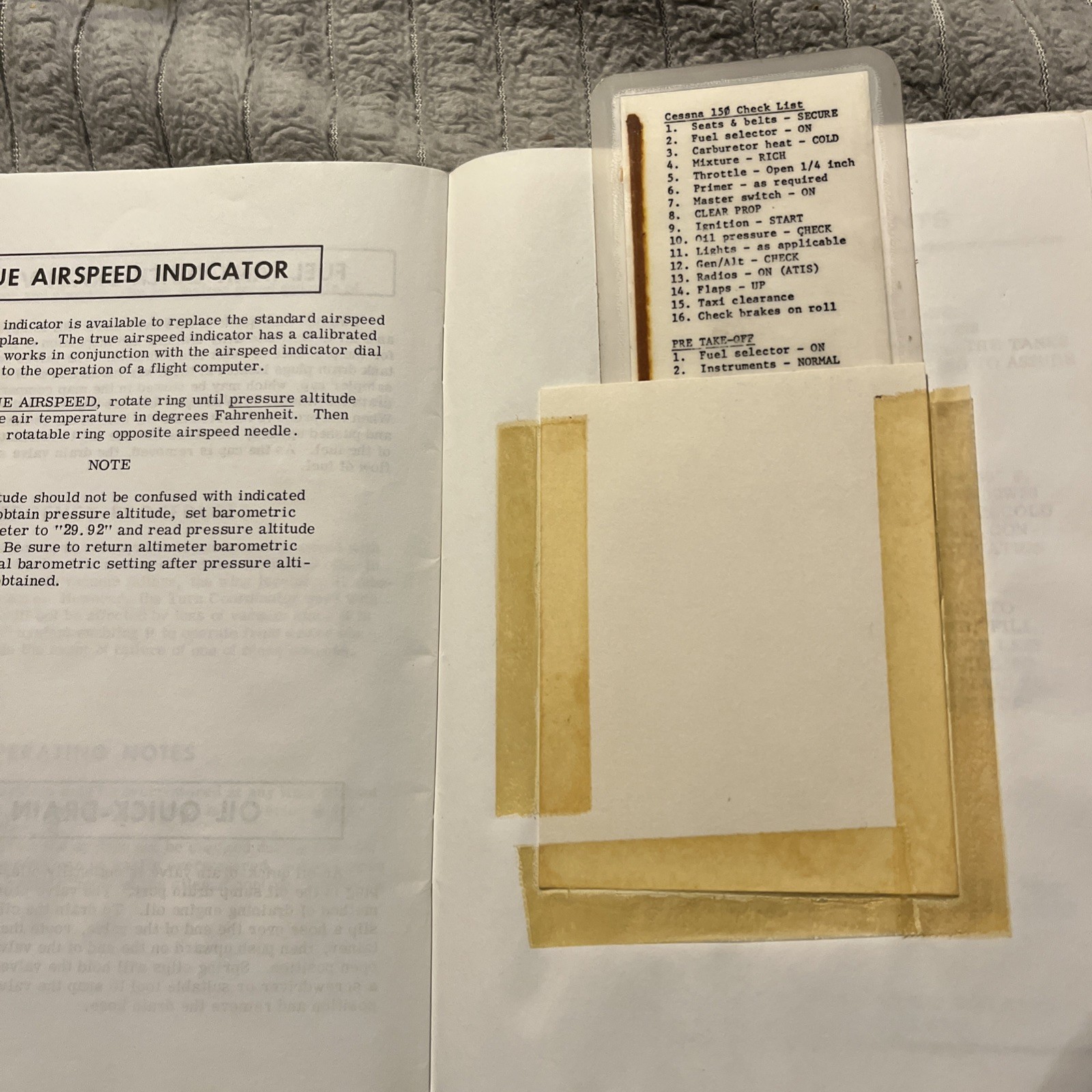 1972 Cessna airplane model 150 owners manual